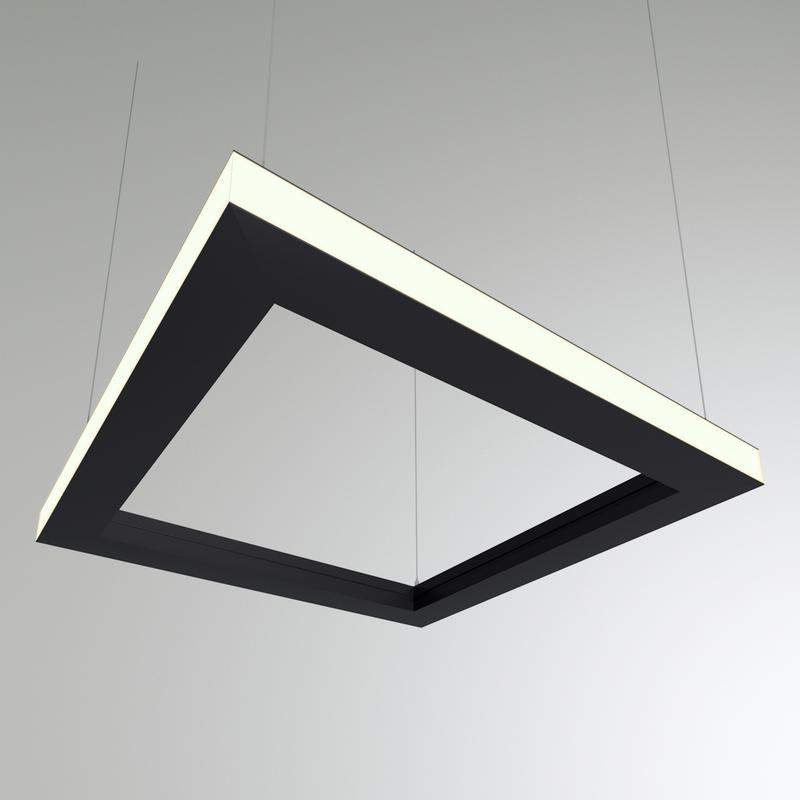 светильник светодиодный rve-pls5070-out-box-1255-p 131вт 4000к 1255х1255мм подвесной свечение наружу черн. rvelektro rve00000963 от BTSprom.by