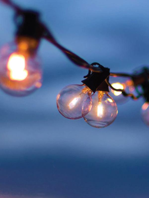 гирлянда светодиодная 5м+2м шаг 50см 10led тепл. бел. 220в уличная водонепроницаемая космос koc_10lampsw_ip от BTSprom.by