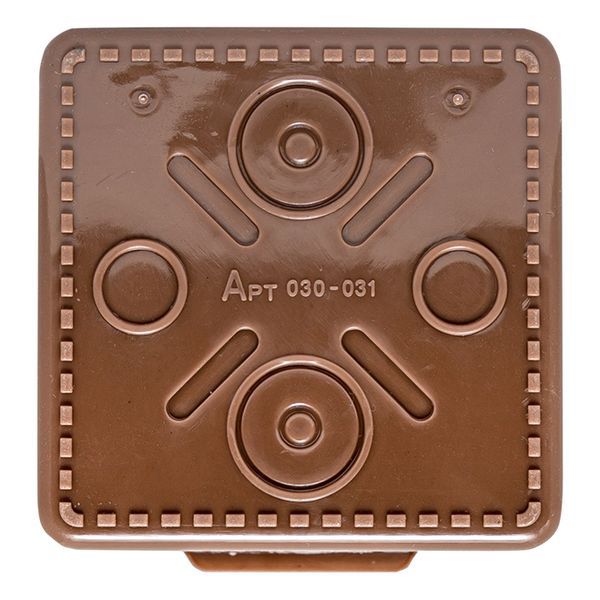  Коробка распаячная КМР-030-035 пылевлагозащ. 80х80х54 без мембранных вводов темн. дерево PROxima EKF plc-kmr-030-035-t фото в каталоге от BTSprom.by