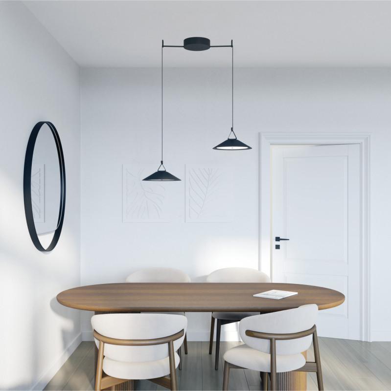  Светильник для трека-ремня Belty Flow 20Вт 3000К IP20 48В DC 300х71мм RA90 120град. со светодиодом алюм. черн. DENKIRS 760235 фото в каталоге от BTSprom.by