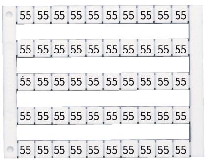 маркировка горизонтальная dy5 (31-40) 1 пластина - 50шт (уп.500шт) klemsan 505023 от BTSprom.by