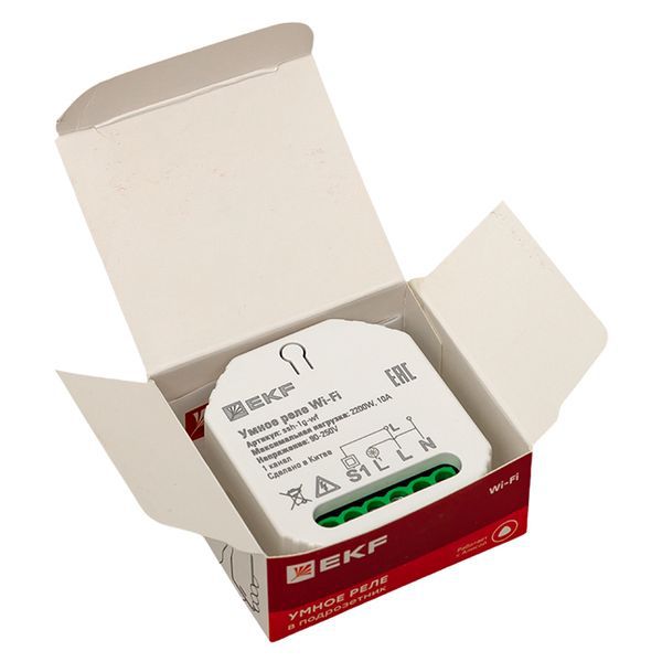  Реле в подрозетник 1-канальное Умное Wi-Fi Connect EKF ssh-1g-wf фото в каталоге от BTSprom.by