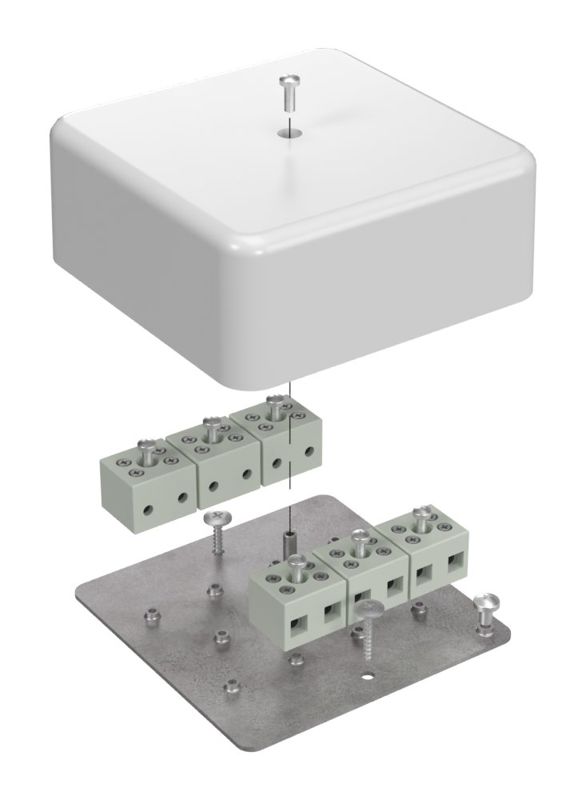 коробка огнестойкая для кабель-канала 40-0470-fr6.0-12 е15-е60 103х103х45 промрукав 40-0470-fr6.0-12-е60 от BTSprom.by