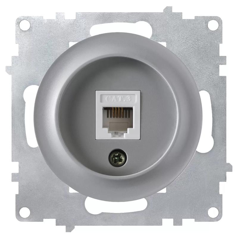 розетка телефонная 1-м сп florence rj11 механизм сер. (1e20601302) onekeyelectro 2172838 от BTSprom.by