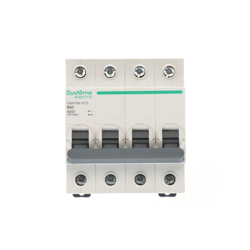  Выключатель автоматический 4п City9 Set (АВ) B 63А 6кА 400В SE C9F16463 фото в каталоге от BTSprom.by