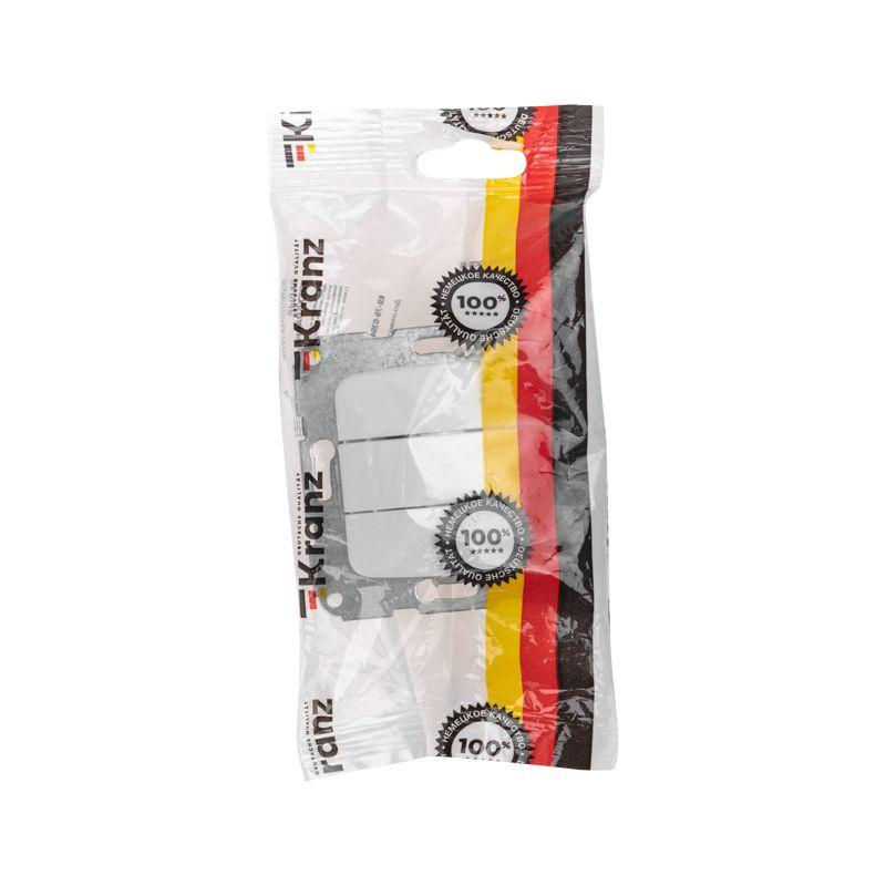  Выключатель 3-кл. СП DEA 10А механизм бел. Kranz KR-78-0204 фото в каталоге от BTSprom.by