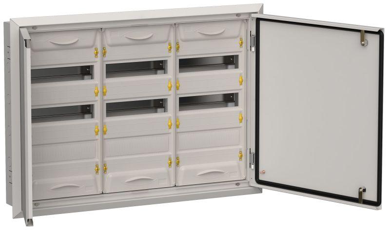 корпус щрв-108 (3х36) titan 5 630х885х130 ip31 сер. метал. iek ti5-50-v-3x036-31-7035 от BTSprom.by