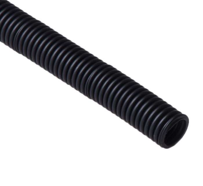 труба гофрированная пнд сверхтяжелая d25мм с протяжкой черн. (уп.50м) ruvinil 22521 от BTSprom.by