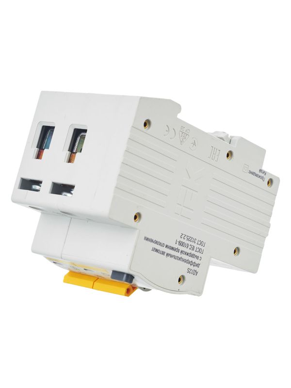  Выключатель автоматический дифференциального тока селективный 2п 40А 100мА тип AC АД12S KARAT IEK MAD13-2-040-C-100 фото в каталоге от BTSprom.by