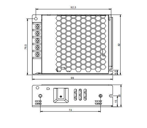 драйвер 50вт 24в для светодиодной ленты done power t70 dl-50w-v24-exc ip20 98х82х30мм varton dl-50w-v24-exc от BTSprom.by