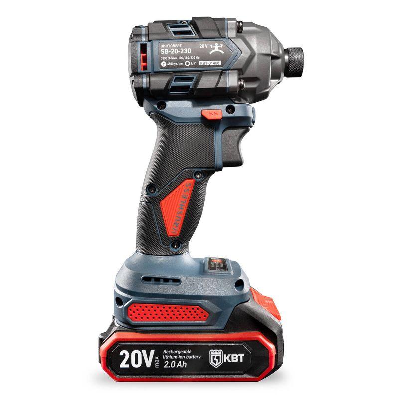  Винтоверт аккумуляторный бесщеточный SB-20-230 серия ПРОФИ КВТ 102590 фото в каталоге от BTSprom.by