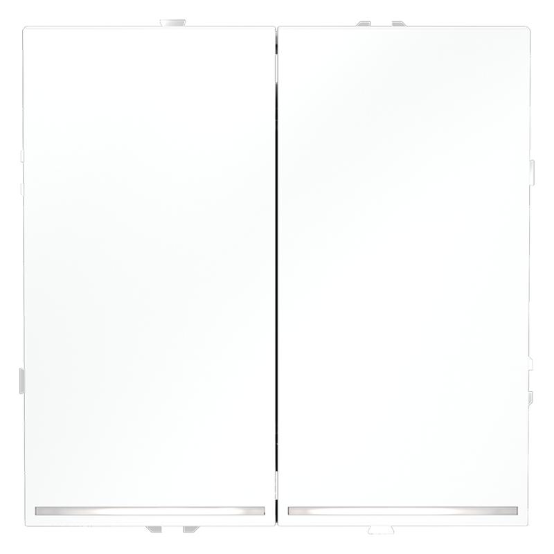 переключатель проходной 2-кл. сп s70 10а с подсветкой механизм бел. матов. voltum vls020402 от BTSprom.by