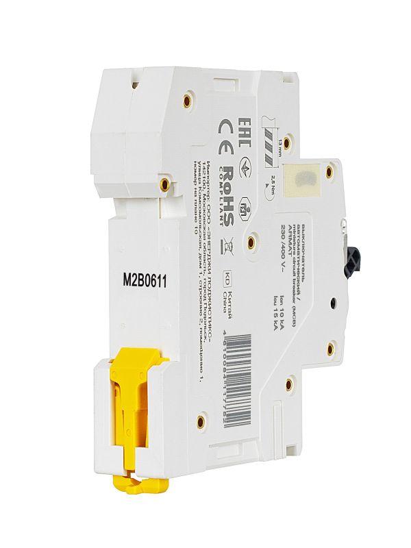  Выключатель автоматический модульный 1п B 6А M10N ARMAT IEK AR-M10N-1-B006 фото в каталоге от BTSprom.by