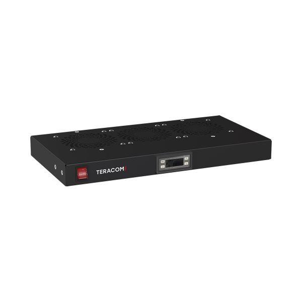 блок охлаждающий teracom pro 1u 3 вент. с выкл. и электронным термостатом черн. ekf trp-fn-31t-bk от BTSprom.by
