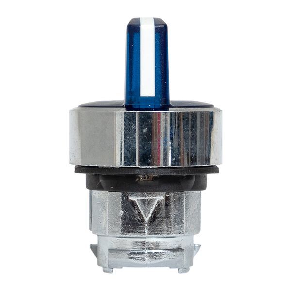  Механизм переключателя исполнительный XB4 IP65 на 3 положения с фиксацией с подсветкой с короткой ручкой син. EKF XB4BD3FL-B-65 фото в каталоге от BTSprom.by