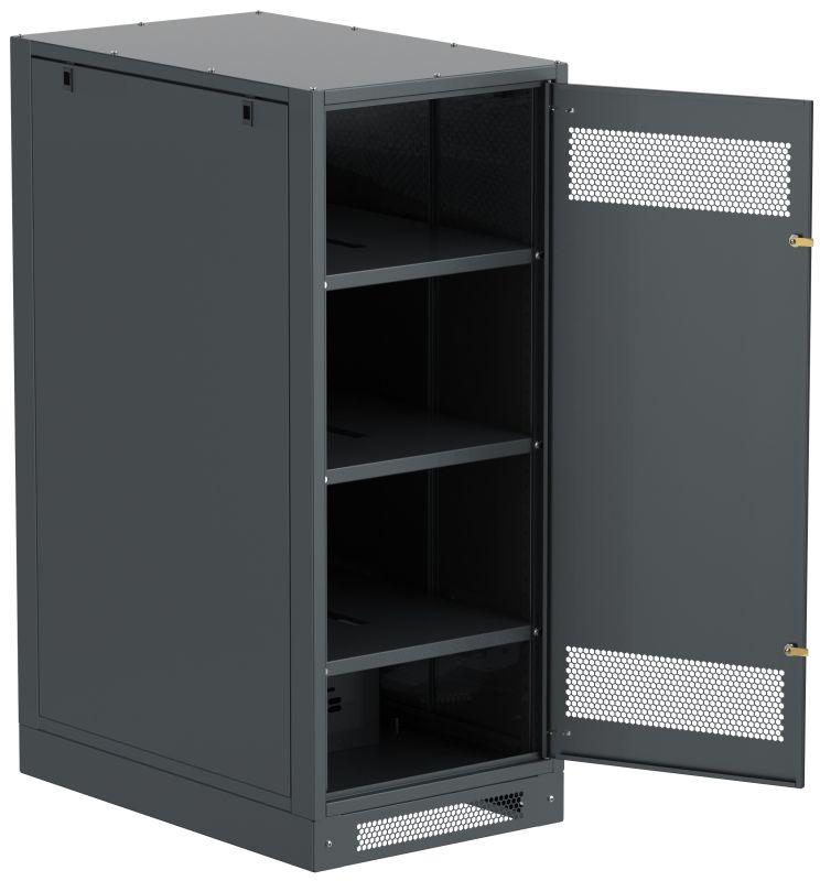 шкаф linea b (пустой) 1450х600мм дверь метал. черн. itk lb05-14h69-m от BTSprom.by
