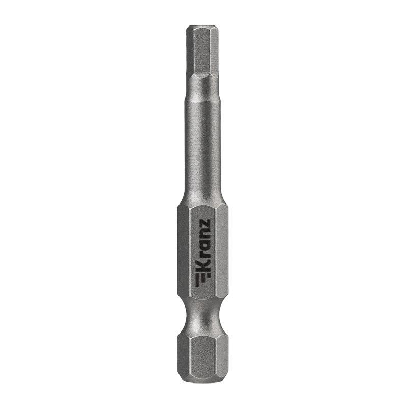 бита шестигранная hex-4х50мм для шуруповерта (уп.10шт) kranz kr-92-0422 от BTSprom.by