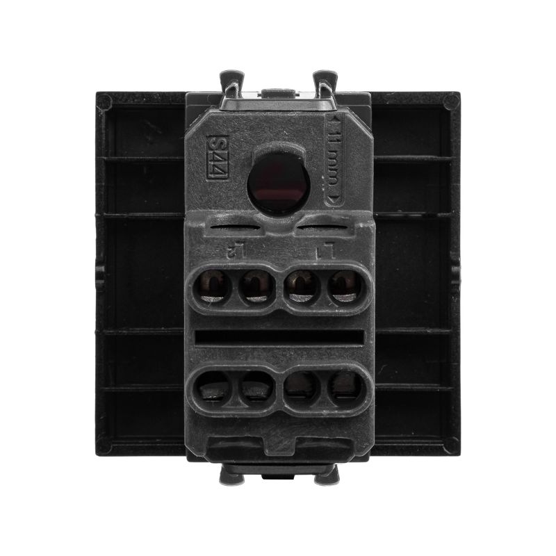  Инвертор модульный 1-кл. 2мод. Avanti "Черный матовый" DKC 4412122 фото в каталоге от BTSprom.by