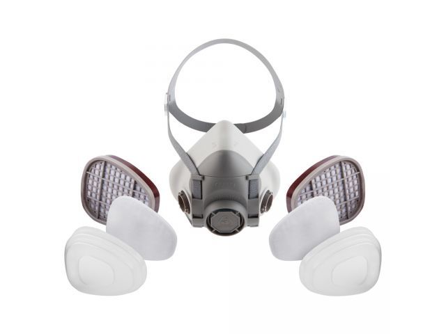 полумаска 5500р с фильтрами 6510 а1 с предфильтрами и с держателями jeta safety (комплект) (р-р l, для защиты дыхания (полумаска, фильтры a1 2шт, предфильт. 4шт, держатели 2шт)) j-set5500p-l от BTSprom.by