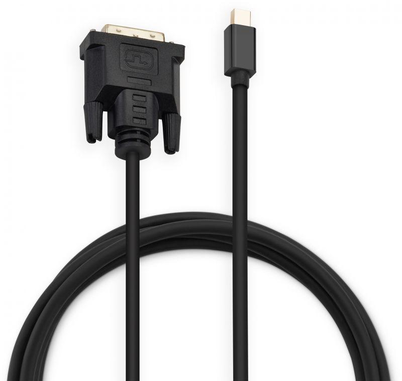 кабель аудио-видео 1.1v minidisplayport (m)/dvi-d (dual link) (m) 2м. позолоч. контакты черн. (bhp mdpp-dvi-2) buro 1147224 от BTSprom.by