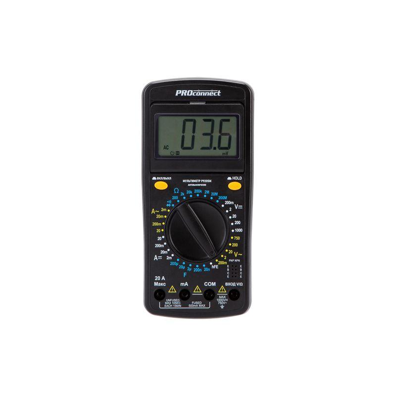  Мультиметр универсальный P9205М PROCONNECT 13-3026 фото в каталоге от BTSprom.by