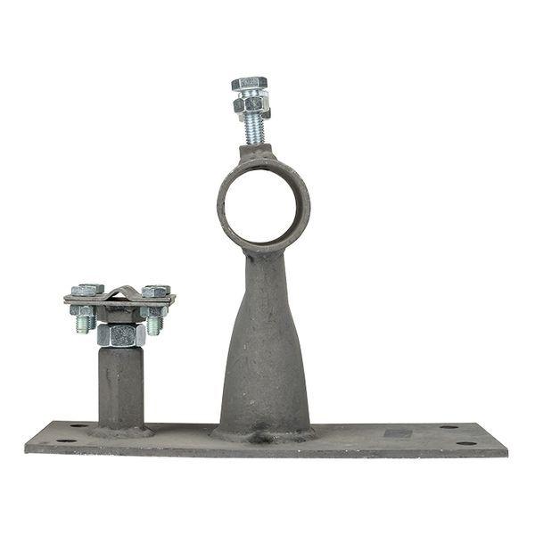  Держатель молниеприемника к стене d40мм вынос 100мм с гайкой EKF lp-l0100 фото в каталоге от BTSprom.by