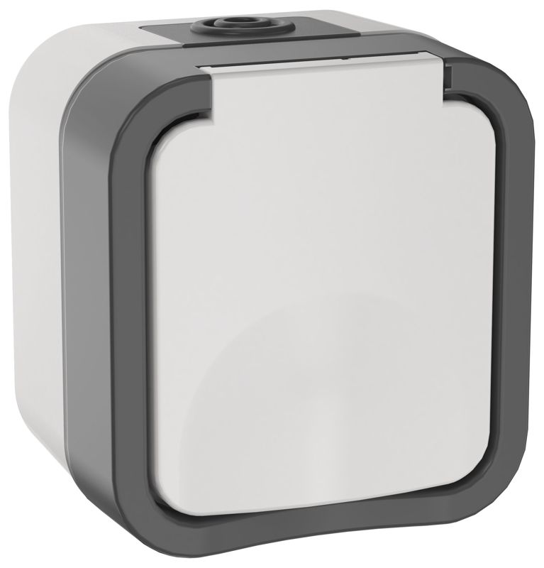 розетка 1-м оп tors 16а ip55 ts220 с заземл. с крышкой бел. iek ts-r16-16-55-k41 от BTSprom.by