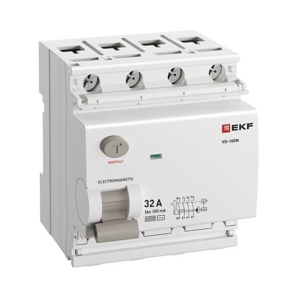 Выключатель дифференциального тока 4п 32А 100мА тип AC 6кА ВД-100N электромех. PROxima EKF E1046M32100 фото в каталоге от BTSprom.by  Выключатель дифференциального тока 4п 32А 100мА тип AC 6кА ВД-100N электромех. PROxima EKF E1046M32100 фото в каталоге от BTSprom.by