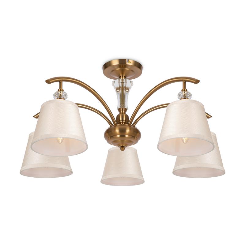 светильник zingy 40вт e14х5 ip20 подвесной freya fr5267pl-05bs от BTSprom.by