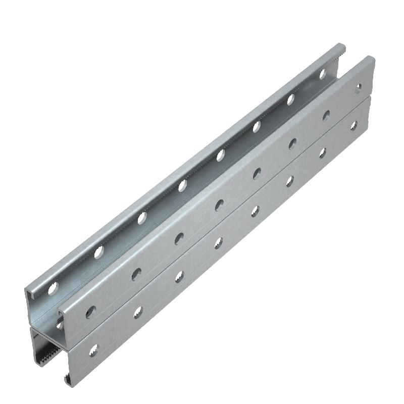 Профиль-Страт двойной перфорир. 41х41 L1300 3мм 2STPV41-41-1300 3P тройная перфорация КМ LO41794 от BTSprom.by