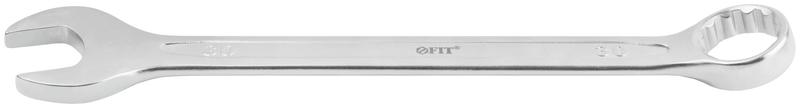  Ключ комбинированный усиленный "Гранд" CrV холодный штамп 30мм FIT 63295 фото в каталоге от BTSprom.by