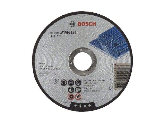 круг отрезной 125х1.6x22.2 мм для металла expert bosch 2608600219 от BTSprom.by