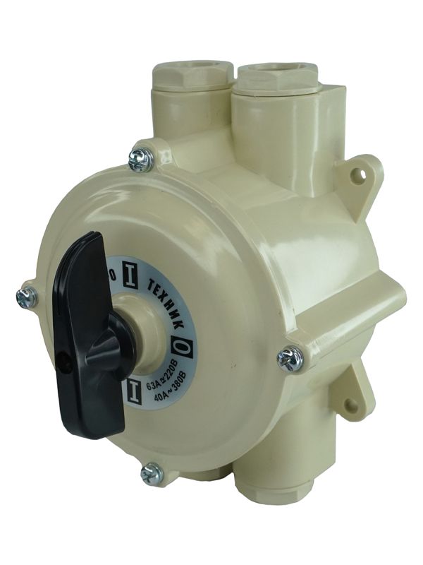 выключатель пакетный пв 2-63 м1 пл. 56 (63а пластмассовый корпус ip56) электротехник et008517 от BTSprom.by