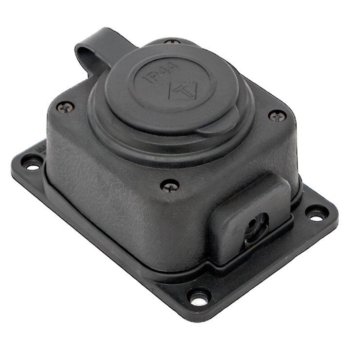 розетка настенная 16а ip44 230в 2p+pe с защ. крышкой каучук proxima ekf rps-014-16-230-44-r от BTSprom.by