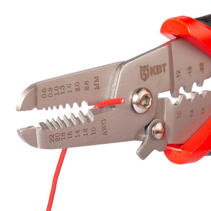  Инструмент для снятия изоляции WSS-01 ПРОФИ КВТ 102398 фото в каталоге от BTSprom.by