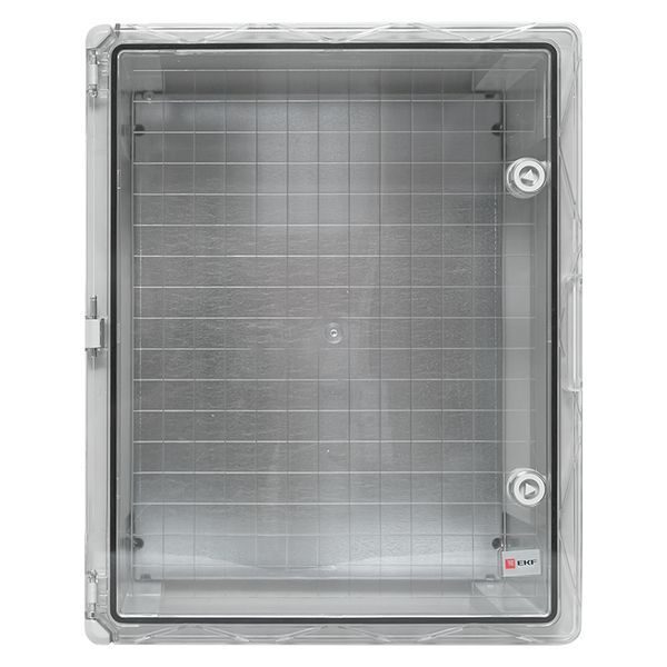  Бокс пластиковый с монтажной платой 500х400х240 IP65 прозр. дверь PROxima EKF PBT65MP007 фото в каталоге от BTSprom.by