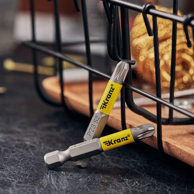  Бита для шуруповерта PZ3х50мм (уп.2шт) Kranz KR-92-0420-1 фото в каталоге от BTSprom.by