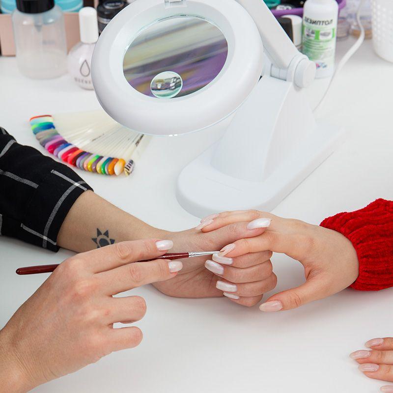  Лупа настольная малая 3Х +доп.12Х с подсветкой бел. REXANT 31-0242 фото в каталоге от BTSprom.by