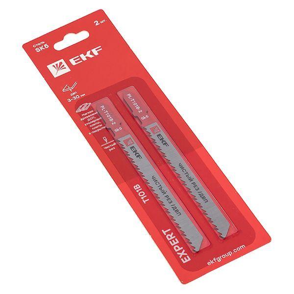  Пилка для электролобзика прямые T101B (чистовой рез по ДВП)(SK5) (уп.2шт) Expert EKF pl-t101b-2 фото в каталоге от BTSprom.by