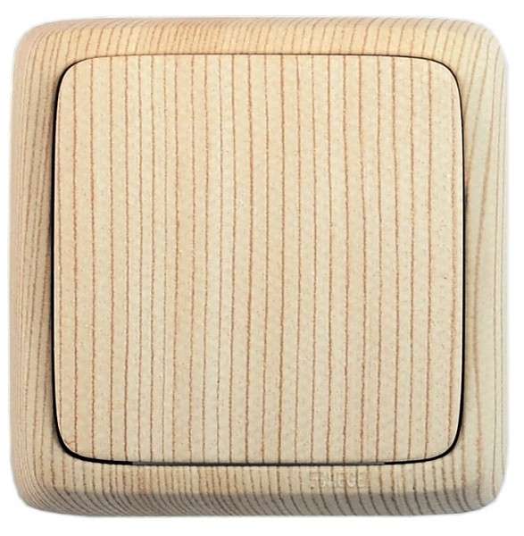 выключатель 1-кл. оп альфа 16а ip20 250в с изолир. пластиной сосна hegel ва16-113-02 от BTSprom.by