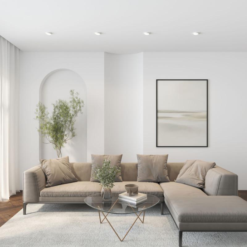  Светильник FLAT 15Вт GX53 IP20 LED встраив. алюм. бел. DENKIRS 772629 фото в каталоге от BTSprom.by