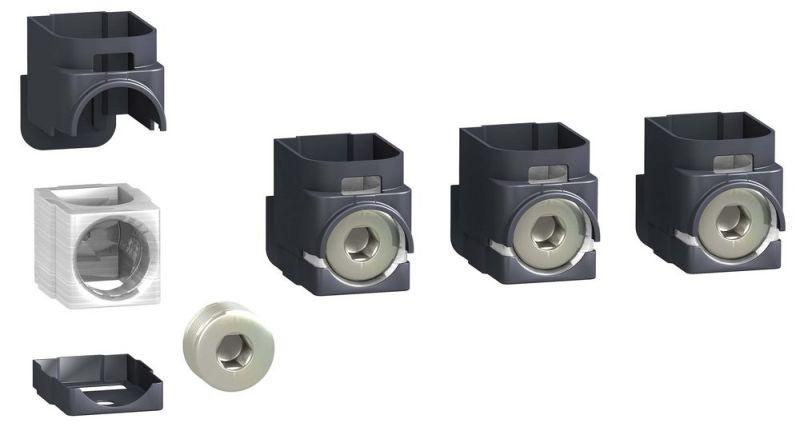  Комплект клемм. защелк. до 250А 25-95кв.мм алюм. (уп.4шт) SchE LV429228 фото в каталоге от BTSprom.by