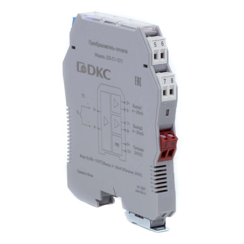 преобразователь сигнала dsi 1 вход tc тип k 2 выход 4…20ма dkc dsi-c1-1211 от BTSprom.by
