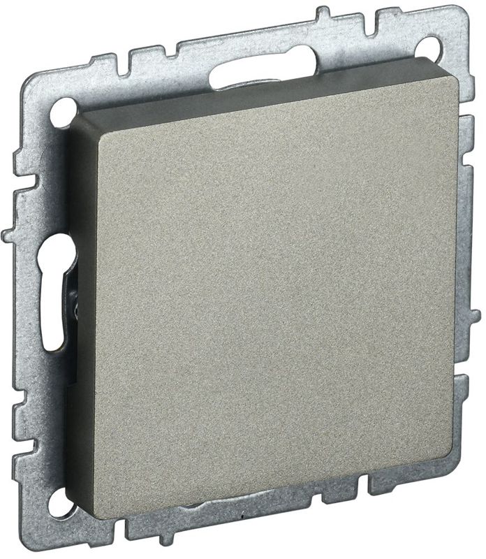 заглушка c суппортом brite мз10-брш механизм шампань iek br-pl10-k37 от BTSprom.by