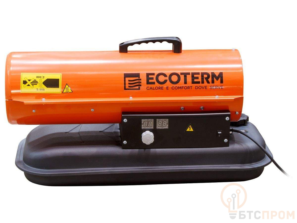 Нагреватель воздуха диз. Ecoterm DHD-204 прямой (20 кВт, 595 куб.м/час) фото в каталоге от BTSprom.by