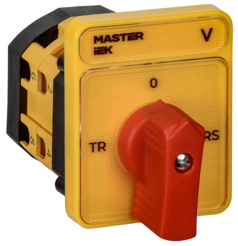 переключатель кулачковый 10а (сх. 67) стандартная рукоятка iek mi-cs10-010-067 от BTSprom.by