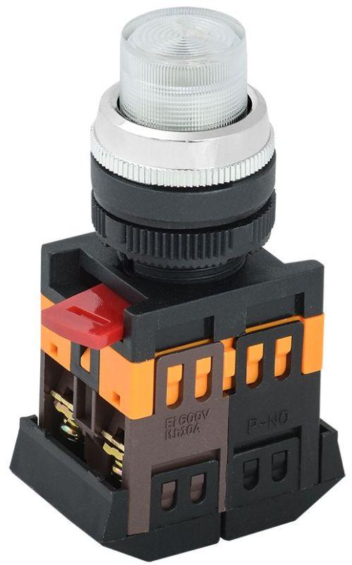 кнопка ablfp-22 d22мм 1з+1р 240в неон прозр. iek bbt20-ablfp-k08 от BTSprom.by