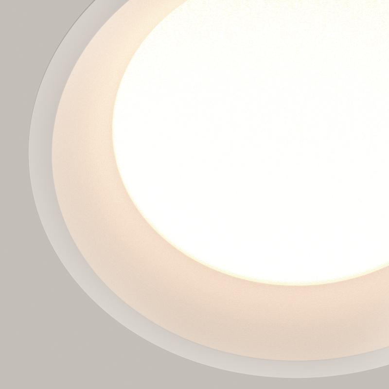  Светильник Okno 24Вт 3000-4000-6000К IP44 100град. встраив. Maytoni DL055-24Вт3-4-6K-W фото в каталоге от BTSprom.by