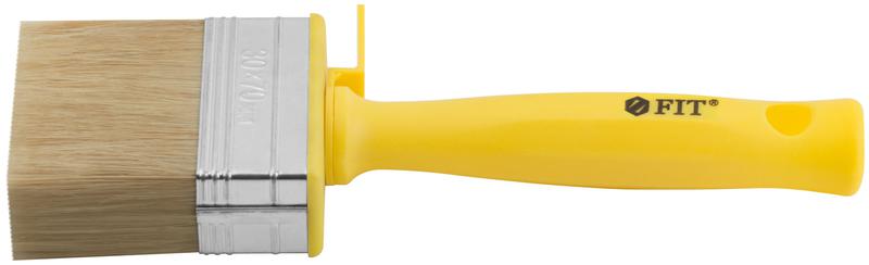  Макловица натуральная светлая щетина пластиковый корпус полая ручка "мини" 30х70мм FIT 01641 фото в каталоге от BTSprom.by