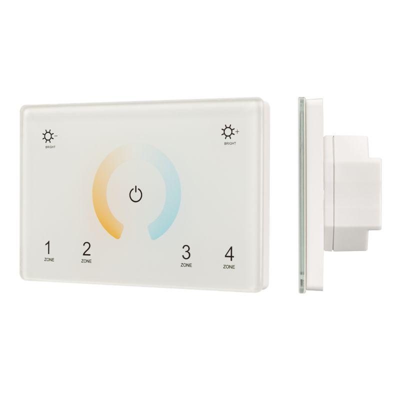 панель sens smart-p81-mix white (230в 4 зоны 2.4g) (ip20 пластик) arlight 028400 от BTSprom.by